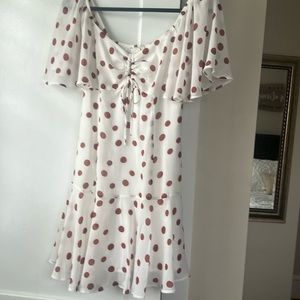 Abercrombie & Fitch Polka Dot Flowy Dress